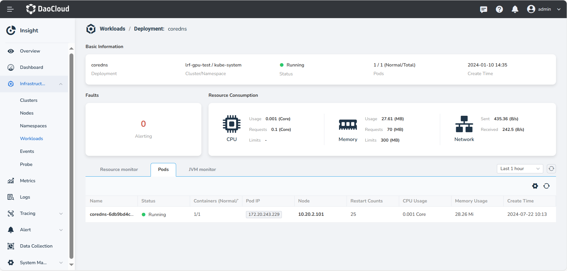 container insight